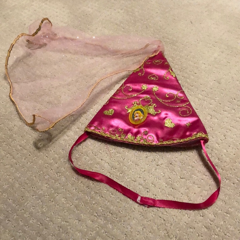 Disney Aurora hat with veil